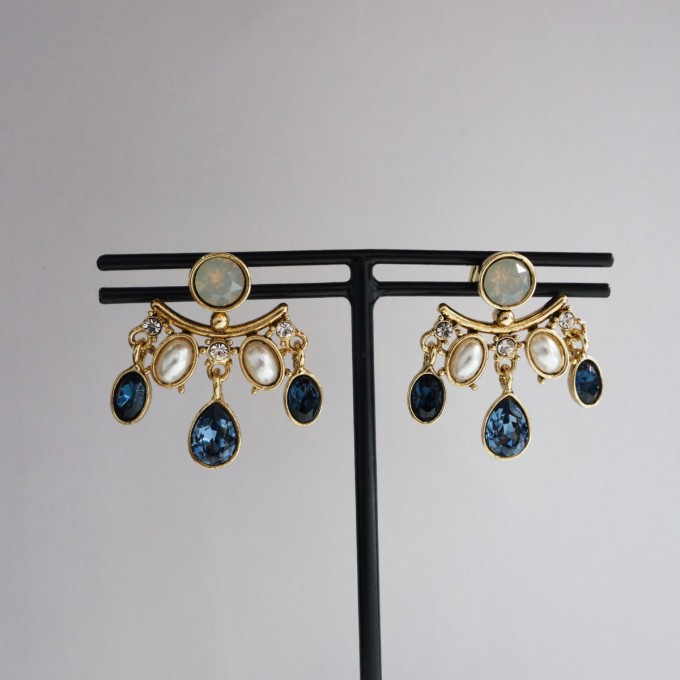 復古吊燈型耳環(兩色)